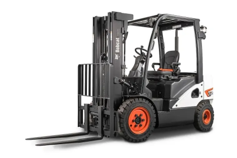 Bobcat diesel forklift at the Mudgee yard